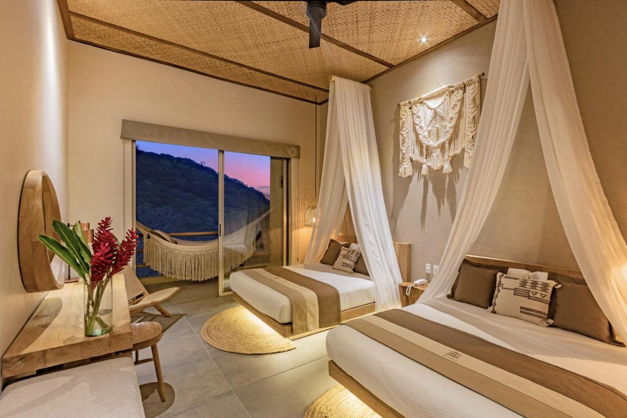 Hotel Casa Bocana 산타크루즈휴에튤코 객실 사진